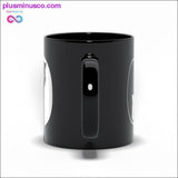 Plus Minus Co Yin Yang Cats Black Mugs, view 3