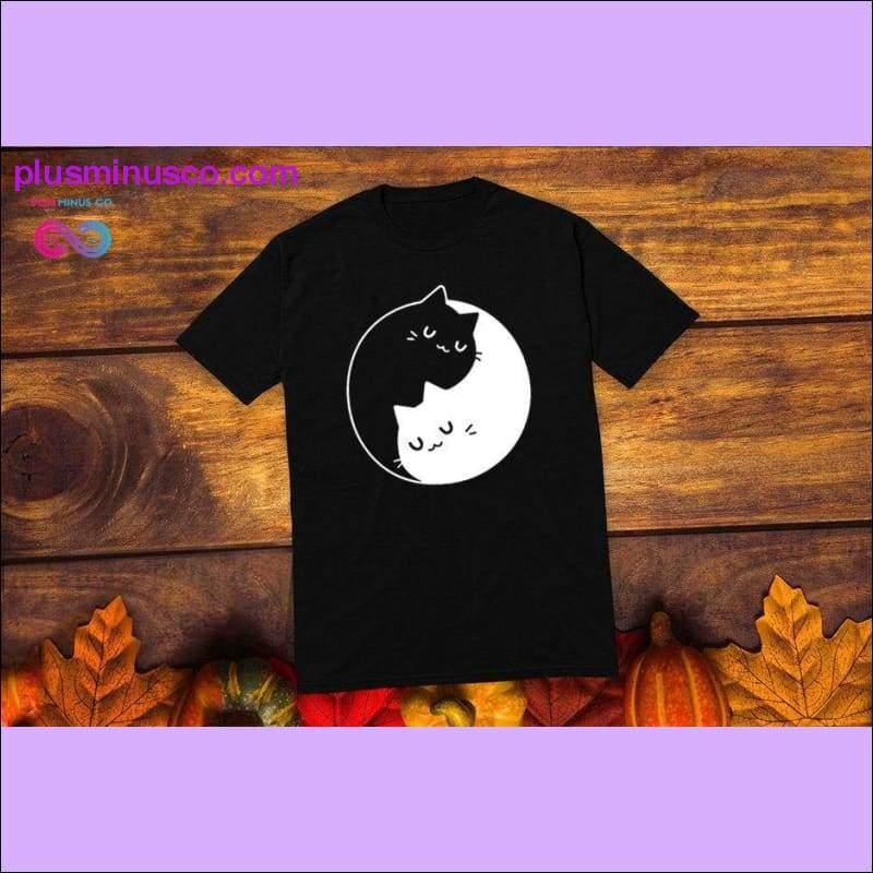 Plus Minus Co Yin-Yang Cats T-shirt