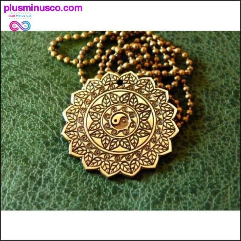 Plus Minus Co Yin Yang Mantra Necklace