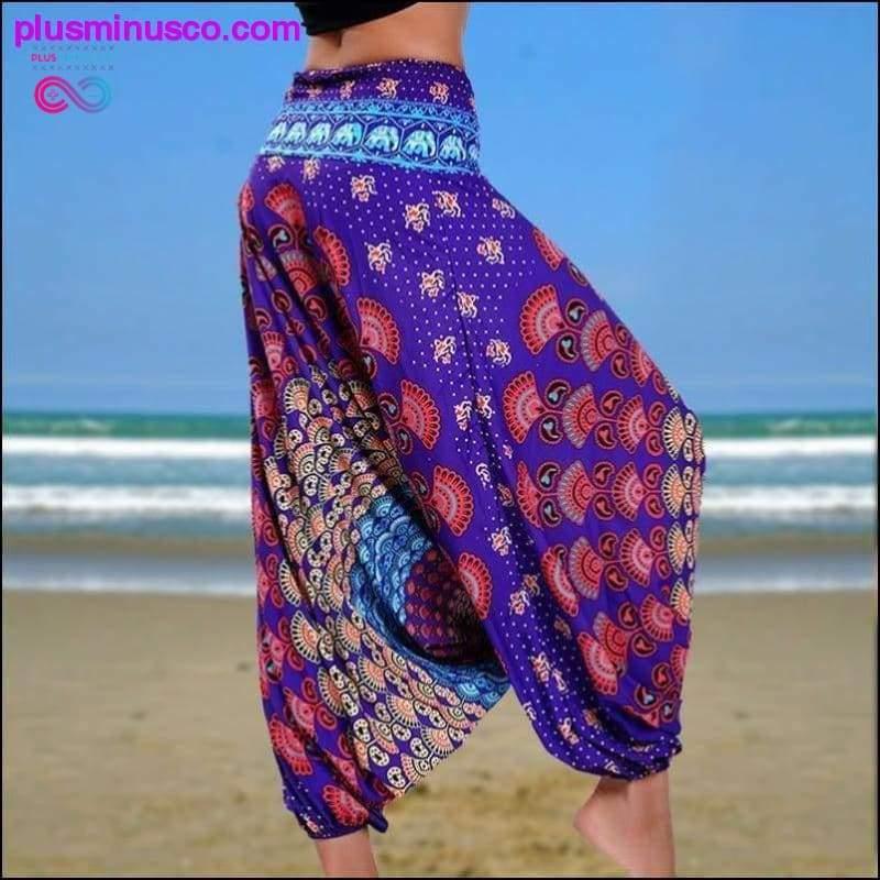 Plus Minus Co Yoga Pants Women Plus Size Colorful Bloomers Dance Yoga