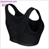 Plus Minus Co Yoga Sports Bras Posture Corrector Lift Up Bra Women Cross, view 6