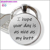Plus Minus Co You're My Favorite Asshole Love Quote Key Chain Key Rings, view 5