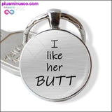 Plus Minus Co You're My Favorite Asshole Love Quote Key Chain Key Rings, view 6
