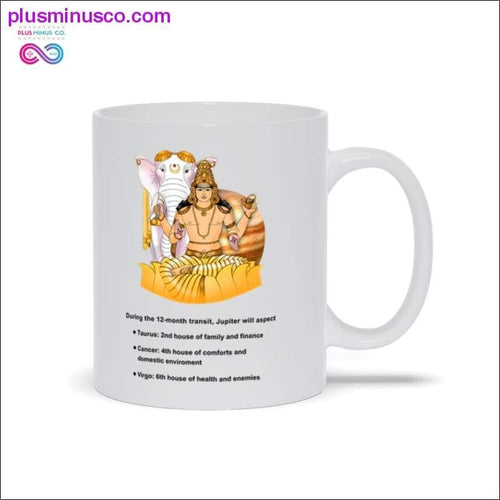 Plus Minus Co Zodiac design Mugs