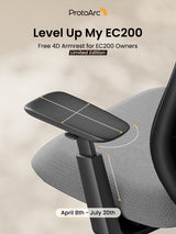 ProtoArc 4D Armrest Set for EC200 and EC300 Ergonomic Chair Upgrade, view 2