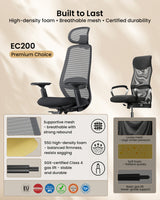 ProtoArc EC200 Ergonomic Office Chair, view 6
