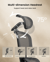 ProtoArc EC300 Ergonomic Office Chair, view 5