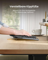 ProtoArc EK01 Plus Backlit Ergonomic Keyboard (DE Layout), view 3