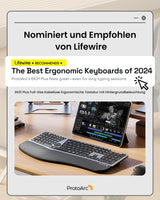 ProtoArc EK01 Plus Backlit Ergonomic Keyboard (DE Layout), view 6