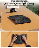 ProtoArc EK04 Mini Ergonomische Tastatur (DE Layout), view 2