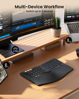 ProtoArc EK04 Mini Ergonomic Keyboard (UK Layout), view 3