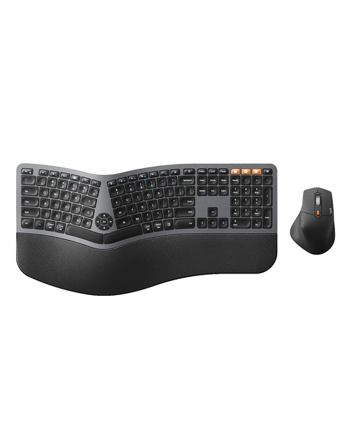 ProtoArc EKM01 Plus Kit Tastiera Ergonomica e Mouse (Layout IT)