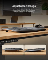 ProtoArc EKM01 Plus Kit Tastiera Ergonomica e Mouse (Layout IT), view 5