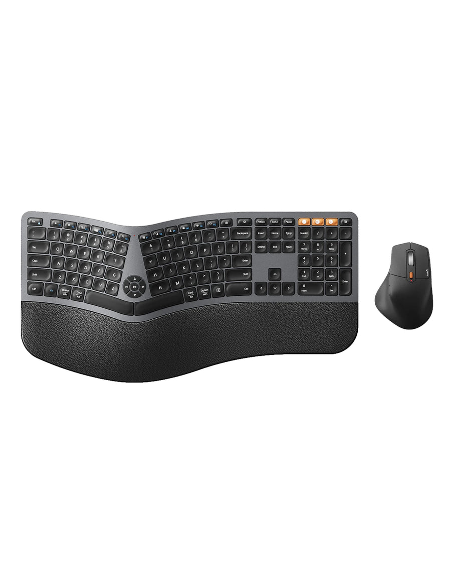 ProtoArc EKM01 Plus Ergonomic Keyboard & Mouse Combo (UK Layout)