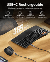 ProtoArc EKM02 Ergonomic Keyboard & Mouse Combo, view 6