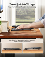 ProtoArc EKM04 Ergonomic Keyboard Mouse Combo (UK Layout), view 5