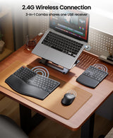 ProtoArc EKM04 Ergonomic Keyboard Mouse Combo (UK Layout), view 6