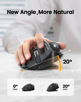 ProtoArc EM01 NL Trackball Ergonomic Mouse, view 3