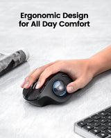 ProtoArc EM01 NL Trackball Ergonomic Mouse, view 4