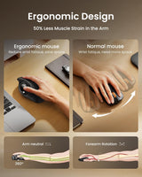 ProtoArc EM02 Wireless Trackball Mouse, view 5