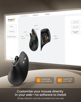 ProtoArc EM11 Pro Ergonomic Vertical Mouse, view 3