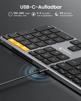 ProtoArc K110-A Slim Bluetooth Keyboard for Mac (DE Layout), view 5