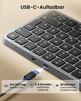 ProtoArc K90-A Compact Backlit Bluetooth Keyboard for Mac (DE Layout), view 5