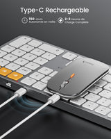 ProtoArc KM100-A Ensemble Clavier Fina Rétroéclairé et Souris pour Mac (FR Layout), view 4
