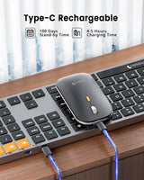 ProtoArc KM100-A Backlit Slim Keyboard & Mouse Combo for Mac, view 6