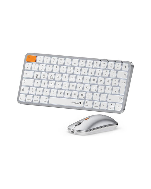 ProtoArc KM90-A Backlit Bluetooth Keyboard and Mouse for Mac (DE Layout)