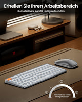 ProtoArc KM90-A Backlit Bluetooth Keyboard and Mouse for Mac, view 4
