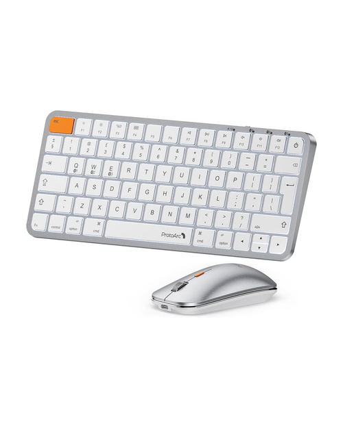ProtoArc KM90-A Backlit Bluetooth Keyboard and Mouse for Mac (UK Layout)