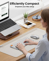 ProtoArc KM90-A Backlit Bluetooth Keyboard and Mouse for Mac (UK Layout), view 4