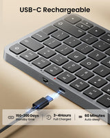 ProtoArc K90-A Backlit Compact Wireless Keyboard for Mac (UK Layout), view 6