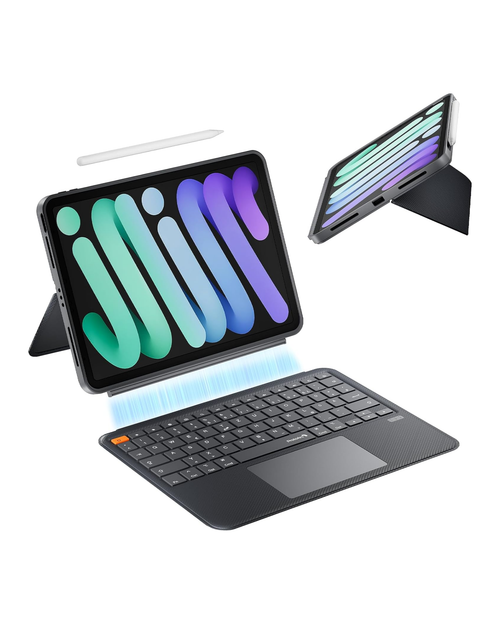ProtoArc TK500 iPad Tastaturhülle mit Multi-Touch Trackpad (DE Layout)