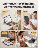 ProtoArc TK500 iPad Tastaturhülle mit Multi-Touch Trackpad (DE Layout), view 6