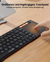 ProtoArc XK01 TP Foldable Keyboard with Touchpad (DE Layout), view 3