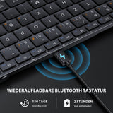 ProtoArc XK01 Foldable Keyboard (DE Layout), view 5