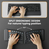 ProtoArc XK03 Foldable Ergonomic Keyboard, view 6