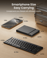 ProtoArc XK04 Foldable Keyboard (UK Layout), view 3