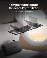 ProtoArc XKM01 CaseUp Foldable Keyboard & Mouse & Stand Combo (DE Layout), view 4