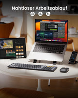 ProtoArc XKM01 CaseUp Foldable Keyboard & Mouse & Stand Combo (DE Layout), view 6