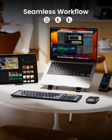 ProtoArc XKM01 CaseUp Foldable Keyboard & Mouse & Stand Combo, view 6