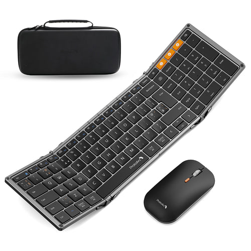 ProtoArc XKM01 Foldable Keyboard & Mouse Combo (UK Layout)