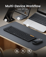 ProtoArc XKM01 Foldable Keyboard & Mouse Combo, view 4