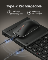 ProtoArc XKM01 Pro Foldable Keyboard & Mouse Combo, view 4