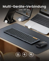 ProtoArc XKM01 Foldable Keyboard & Mouse Combo (DE Layout), view 3