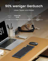 ProtoArc XKM01 Foldable Keyboard & Mouse Combo (DE Layout), view 6