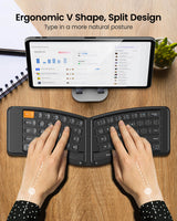 ProtoArc XKM03 Foldable Ergonomic Keyboard & Mouse Combo, view 4