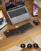 ProtoArc XKM03 Foldable Ergonomic Keyboard & Mouse Combo, view 6